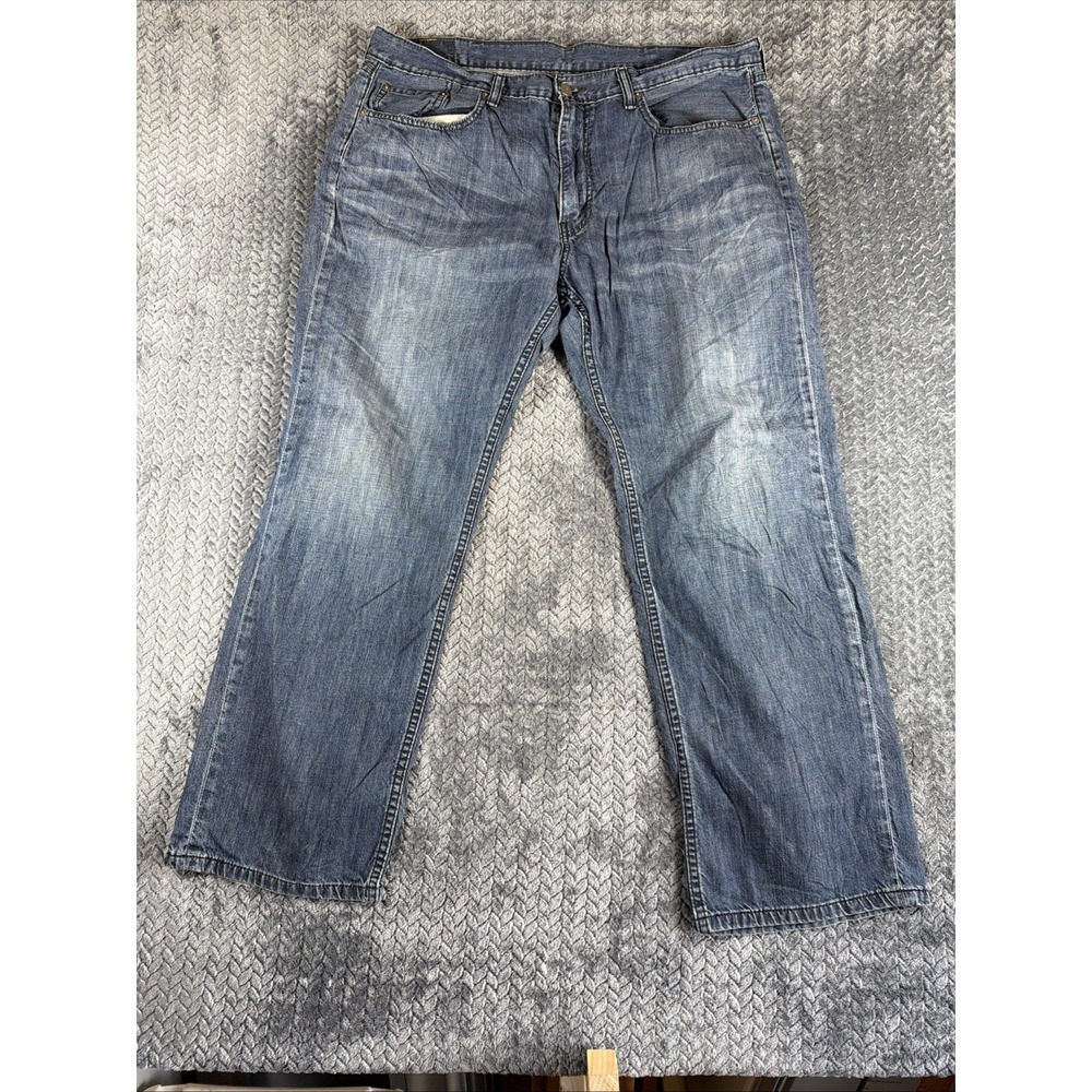 Levis 559 Jeans Mens 38X30 Relaxed Straight Leg Blue Denim Dark Wash
